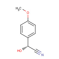 97070-73-0 (2R)-2-hydroxy-2-(4-methoxyphenyl)acetonitrile chemical structure