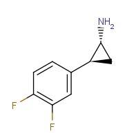 220352-38-5 (1R,2S)-2-(3,4-difluorophenyl)cyclopropan-1-amine chemical structure
