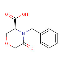 106973-37-9 (3S)-4-benzyl-5-oxomorpholine-3-carboxylic acid chemical structure