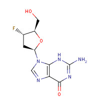 92562-88-4 2-amino-9-[(2R,4S,5R)-4-fluoro-5-(hydroxymethyl)oxolan-2-yl]-3H-purin-6-one chemical structure