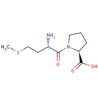 59227-86-0 (2S)-1-[(2S)-2-amino-4-methylsulfanylbutanoyl]pyrrolidine-2-carboxylic acid chemical structure