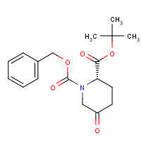 147489-30-3 1-O-benzyl 2-O-tert-butyl (2S)-5-oxopiperidine-1,2-dicarboxylate chemical structure