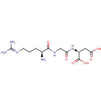 99896-85-2 (2S)-2-[[2-[[(2S)-2-amino-5-(diaminomethylideneamino)pentanoyl]amino]acetyl]amino]butanedioic acid chemical structure