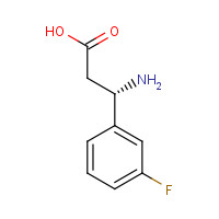 723284-79-5 (3S)-3-amino-3-(3-fluorophenyl)propanoic acid chemical structure