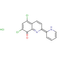 1380310-81-5 (2E)-5,7-dichloro-2-(1H-pyridin-2-ylidene)quinolin-8-one;hydrochloride chemical structure