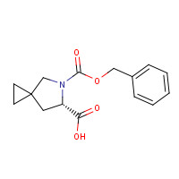 1256388-47-2 (6S)-5-phenylmethoxycarbonyl-5-azaspiro[2.4]heptane-6-carboxylic acid chemical structure