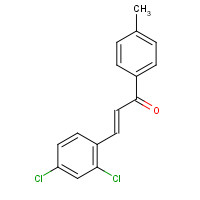 76734-08-2 (E)-3-(2,4-dichlorophenyl)-1-(4-methylphenyl)prop-2-en-1-one chemical structure