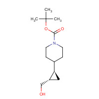 1192063-94-7 tert-butyl 4-[(1R,2S)-2-(hydroxymethyl)cyclopropyl]piperidine-1-carboxylate chemical structure