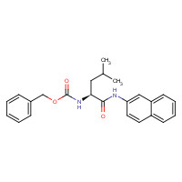 20998-86-1 benzyl N-[(2S)-4-methyl-1-(naphthalen-2-ylamino)-1-oxopentan-2-yl]carbamate chemical structure