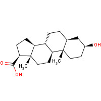 15173-54-3 (3S,5S,8R,9S,10S,13S,14S,17S)-3-hydroxy-10,13-dimethyl-2,3,4,5,6,7,8,9,11,12,14,15,16,17-tetradecahydro-1H-cyclopenta[a]phenanthrene-17-carboxylic acid chemical structure