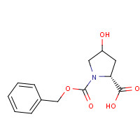 317830-65-2 (2R)-4-hydroxy-1-phenylmethoxycarbonylpyrrolidine-2-carboxylic acid chemical structure
