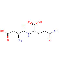 13433-13-1 (2S)-5-amino-2-[[(2S)-2-amino-3-carboxypropanoyl]amino]-5-oxopentanoic acid chemical structure