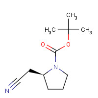 142253-50-7 tert-butyl (2S)-2-(cyanomethyl)pyrrolidine-1-carboxylate chemical structure