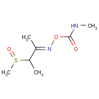 34681-24-8 [(E)-3-methylsulfinylbutan-2-ylideneamino] N-methylcarbamate chemical structure