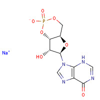 41092-64-2 sodium;9-[(4aR,6R,7R,7aS)-7-hydroxy-2-oxido-2-oxo-4a,6,7,7a-tetrahydro-4H-furo[3,2-d][1,3,2]dioxaphosphinin-6-yl]-3H-purin-6-one chemical structure