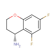 1213103-28-6 (4R)-5,7-difluoro-3,4-dihydro-2H-chromen-4-amine chemical structure