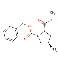 762233-34-1 1-O-benzyl 2-O-methyl (2S,4R)-4-aminopyrrolidine-1,2-dicarboxylate chemical structure
