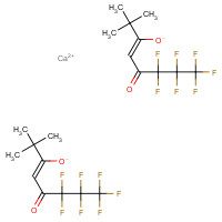 36885-29-7 calcium;(Z)-6,6,7,7,8,8,8-heptafluoro-2,2-dimethyl-5-oxooct-3-en-3-olate chemical structure