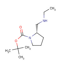 1009075-39-1 tert-butyl (2S)-2-(ethylaminomethyl)pyrrolidine-1-carboxylate chemical structure