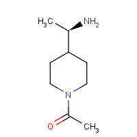 1268522-23-1 1-[4-[(1R)-1-aminoethyl]piperidin-1-yl]ethanone chemical structure