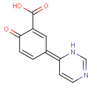 23380-77-0 (3Z)-6-oxo-3-(1H-pyrimidin-6-ylidene)cyclohexa-1,4-diene-1-carboxylic acid chemical structure