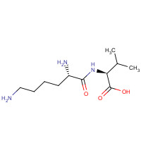 20556-11-0 (2S)-2-[[(2S)-2,6-diaminohexanoyl]amino]-3-methylbutanoic acid chemical structure
