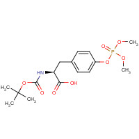 92264-99-8 (2S)-3-(4-dimethoxyphosphoryloxyphenyl)-2-[(2-methylpropan-2-yl)oxycarbonylamino]propanoic acid chemical structure