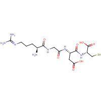109292-46-8 (3S)-3-[[2-[[(2S)-2-amino-5-(diaminomethylideneamino)pentanoyl]amino]acetyl]amino]-4-[[(1R)-1-carboxy-2-sulfanylethyl]amino]-4-oxobutanoic acid chemical structure