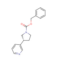 1225218-98-3 benzyl (3R)-3-pyridin-3-ylpyrrolidine-1-carboxylate chemical structure
