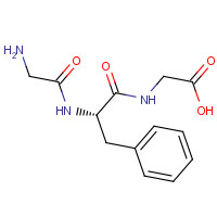 14656-09-8 2-[[(2S)-2-[(2-aminoacetyl)amino]-3-phenylpropanoyl]amino]acetic acid chemical structure