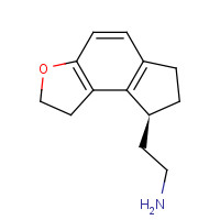 196597-81-6 2-[(8S)-2,6,7,8-tetrahydro-1H-cyclopenta[e][1]benzofuran-8-yl]ethanamine chemical structure