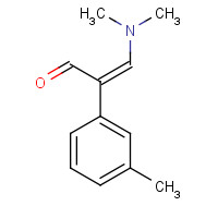 53868-37-4 (Z)-3-(dimethylamino)-2-(3-methylphenyl)prop-2-enal chemical structure