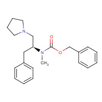 675602-74-1 benzyl N-methyl-N-[(2S)-1-phenyl-3-pyrrolidin-1-ylpropan-2-yl]carbamate chemical structure