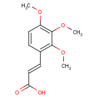 116406-19-0 (E)-3-(2,3,4-trimethoxyphenyl)prop-2-enoic acid chemical structure