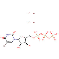 93882-11-2 tetralithium;[[[(2R,3S,4R,5R)-5-(5-bromo-2,4-dioxopyrimidin-1-yl)-3,4-dihydroxyoxolan-2-yl]methoxy-oxidophosphoryl]oxy-oxidophosphoryl] phosphate chemical structure