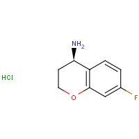 1266230-22-1 (4R)-7-fluoro-3,4-dihydro-2H-chromen-4-amine;hydrochloride chemical structure