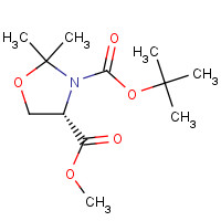 108149-60-6 3-O-tert-butyl 4-O-methyl (4S)-2,2-dimethyl-1,3-oxazolidine-3,4-dicarboxylate chemical structure