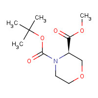 885321-46-0 4-O-tert-butyl 3-O-methyl (3R)-morpholine-3,4-dicarboxylate chemical structure