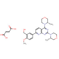 1201799-05-4 [5-[2,4-bis[(3S)-3-methylmorpholin-4-yl]pyrido[2,3-d]pyrimidin-7-yl]-2-methoxyphenyl]methanol;(E)-but-2-enedioic acid chemical structure