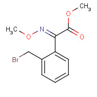 133409-72-0 methyl (2E)-2-[2-(bromomethyl)phenyl]-2-methoxyiminoacetate chemical structure