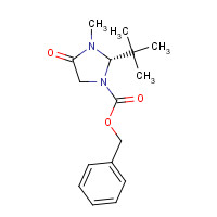 119906-49-9 benzyl (2S)-2-tert-butyl-3-methyl-4-oxoimidazolidine-1-carboxylate chemical structure
