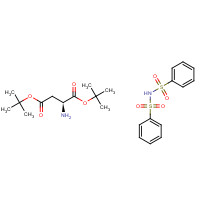 70534-48-4 N-(benzenesulfonyl)benzenesulfonamide;ditert-butyl (2S)-2-aminobutanedioate chemical structure