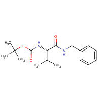 67106-22-3 tert-butyl N-[(2S)-1-(benzylamino)-3-methyl-1-oxobutan-2-yl]carbamate chemical structure