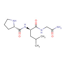 39705-60-7 (2S)-N-[(2R)-1-[(2-amino-2-oxoethyl)amino]-4-methyl-1-oxopentan-2-yl]pyrrolidine-2-carboxamide chemical structure