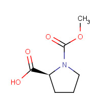 74761-41-4 (2S)-1-methoxycarbonylpyrrolidine-2-carboxylic acid chemical structure