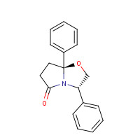 161970-71-4 (3S,7aS)-3,7a-diphenyl-2,3,6,7-tetrahydropyrrolo[2,1-b][1,3]oxazol-5-one chemical structure