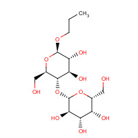 98302-29-5 (2S,3R,4S,5R,6R)-2-[(2R,3S,4R,5R,6R)-4,5-dihydroxy-2-(hydroxymethyl)-6-propoxyoxan-3-yl]oxy-6-(hydroxymethyl)oxane-3,4,5-triol chemical structure