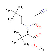 1162665-53-3 methyl (2S)-2-[(2-cyanoacetyl)-(3,3-dimethylbutyl)amino]-3,3-dimethylbutanoate chemical structure