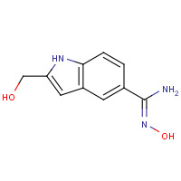 1201146-42-0 N'-hydroxy-2-(hydroxymethyl)-1H-indole-5-carboximidamide chemical structure