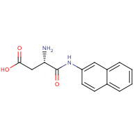 635-91-6 (3S)-3-amino-4-(naphthalen-2-ylamino)-4-oxobutanoic acid chemical structure